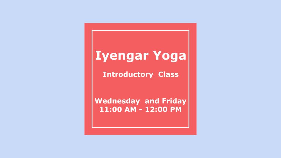 5) January Introductory Class Wednesday and Friday