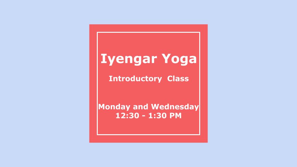 2) January Introductory Class Monday and Wednesday